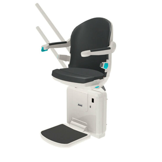 Handicare curved stairlift 2000 smart slate side 2 1499327485