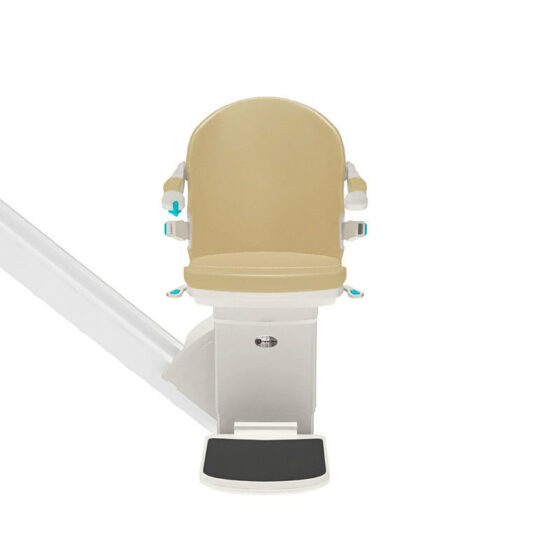 Handicare stairlift 1000 smart seat sand front 2 1499324349