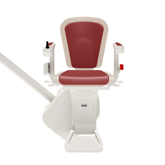 Handicare stairlift Freecurve  alliance bordeauxred front 1588591618
