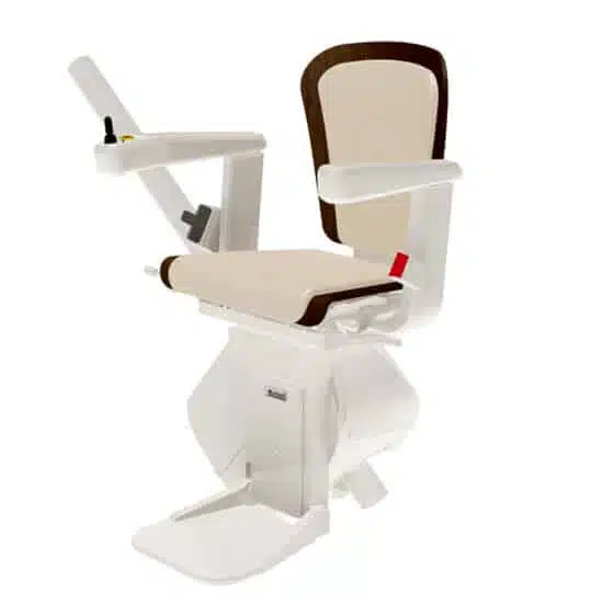 Handicare stairlift Freecurve alliance cream side 1588591618