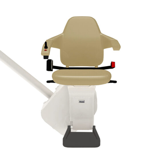 Handicare stairlift Freecurve classic beige front 1588225277