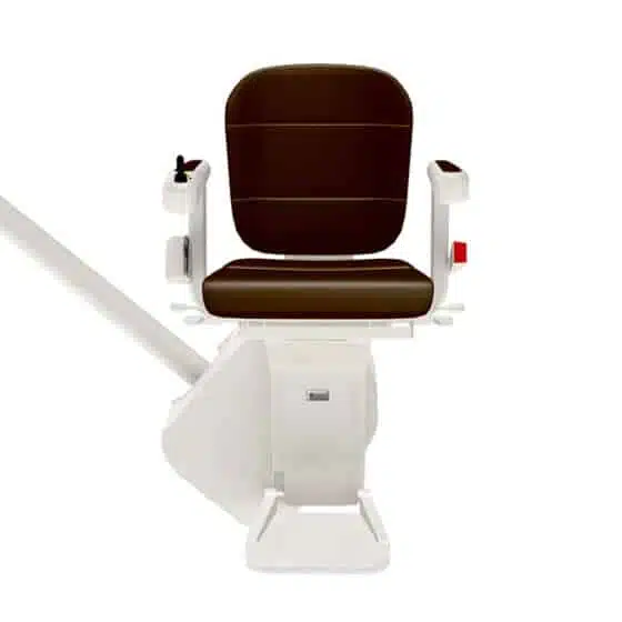 Handicare stairlift Freecurve elegance cocoabrown front 1588591502