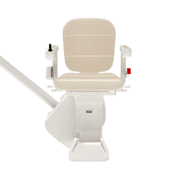 Handicare stairlift Freecurve elegance cream front 1588591503