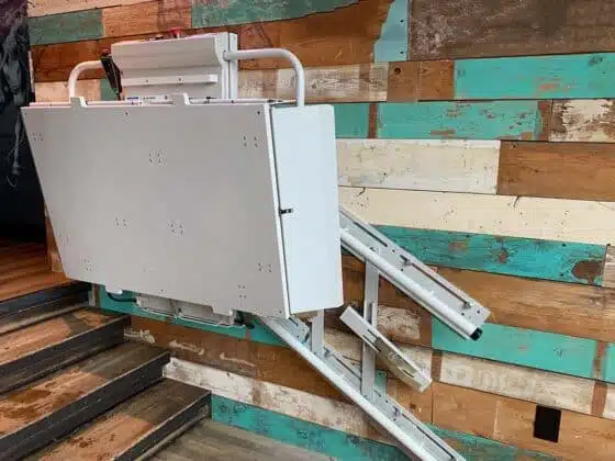 Savaria Delta inclined platform lift hospitality 1200x800