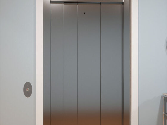 Savaria Eclipse Home Lift slim render closed 800x1200