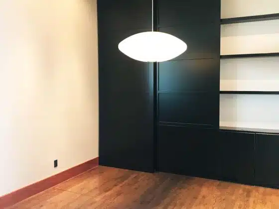 Savaria Telecab17 home lift door hiding tower 1200x800