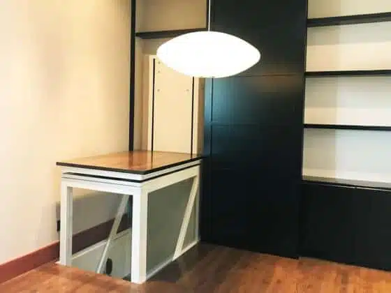 Savaria Telecab17 home lift through floor 1200x800