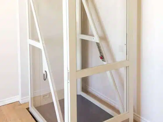 Savaria Telecab17 home lift top landing 8 1000x1000