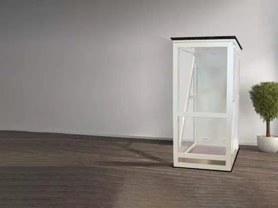 Savaria Telecab17 home lift top landing render 1 1200x800