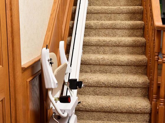 savaria stairlift K2 folded 1200x800