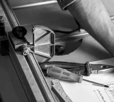 savaria vuelift achitect craftsmanship blueprint tools left