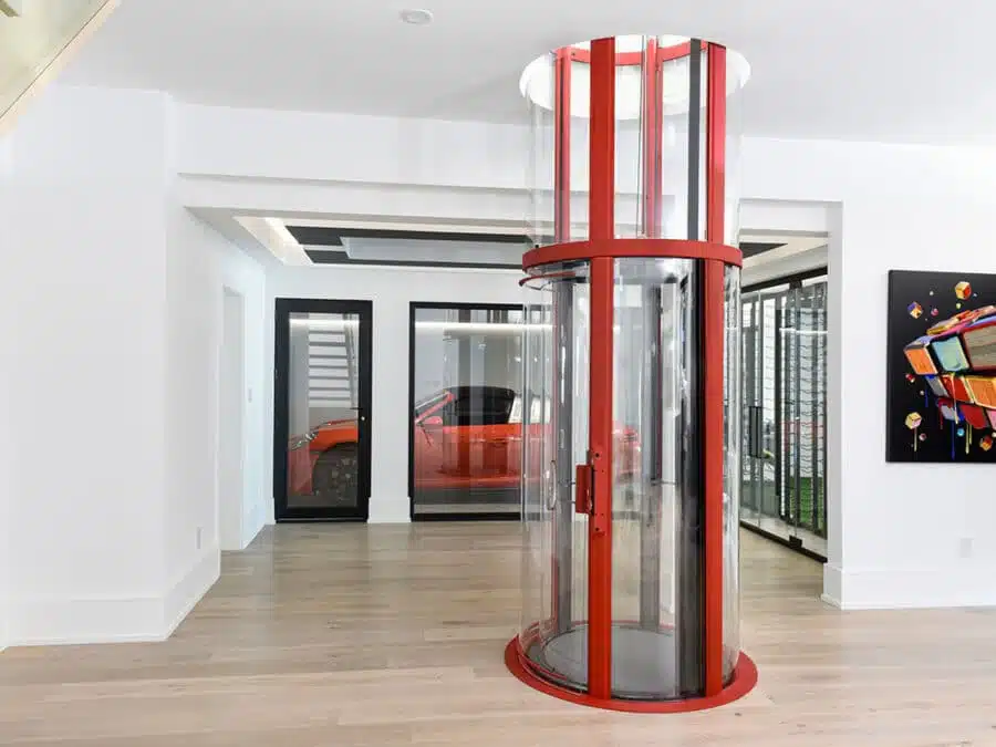savaria vuelift mini home elevator red 15 1200x800