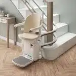 Handicare curved stairlift 4000 smart seat 1200x800