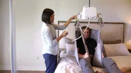 居家专用的便携式天轨悬吊移位机 居家专用的便携式天轨悬吊移位机