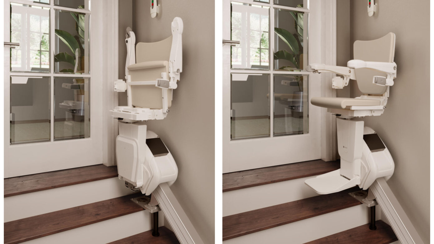 座椅电梯脚踏板收放