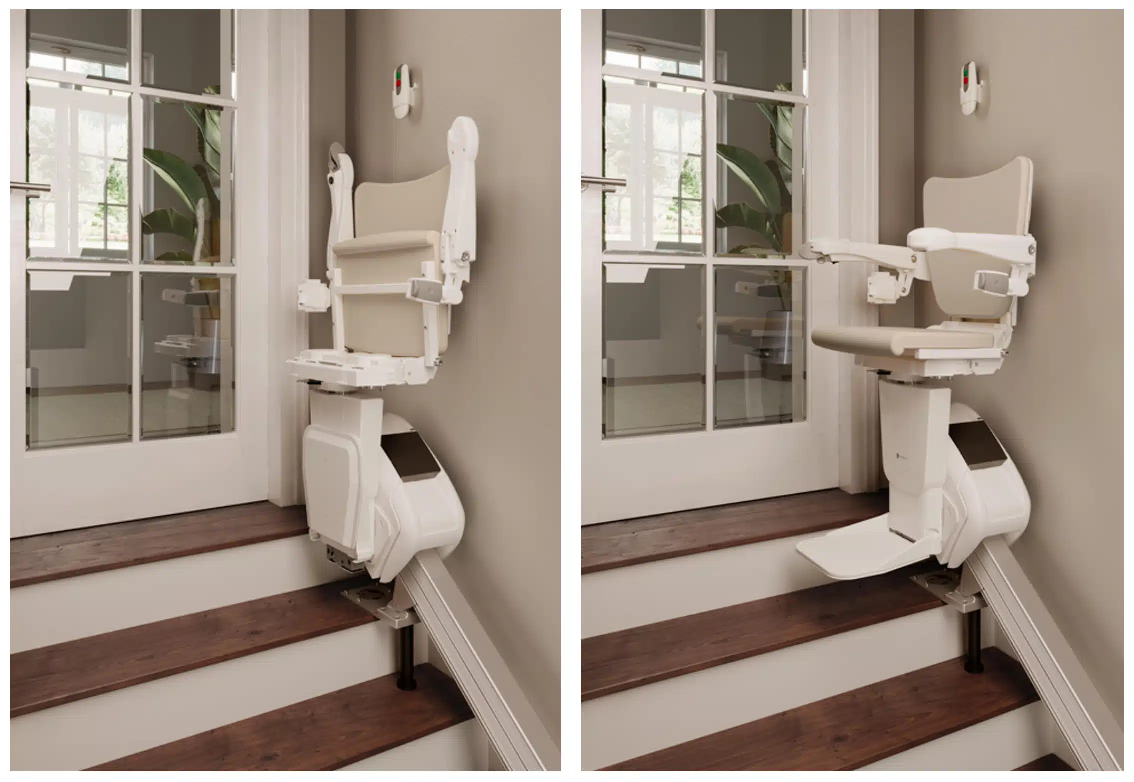 座椅电梯脚踏板收放