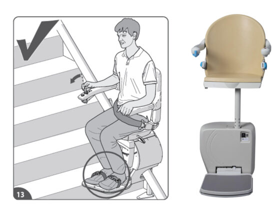 座椅电梯 膝盖僵硬患者